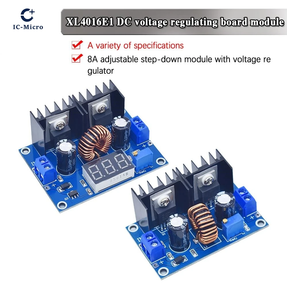 MH-ET لايف LED الفولتميتر PWM قابل للتعديل 4-36 فولت إلى 1.25-36 فولت تنحى لوحة تركيبية XL4016 8A 200 واط DC-DC وحدة قطرة الطاقة #1