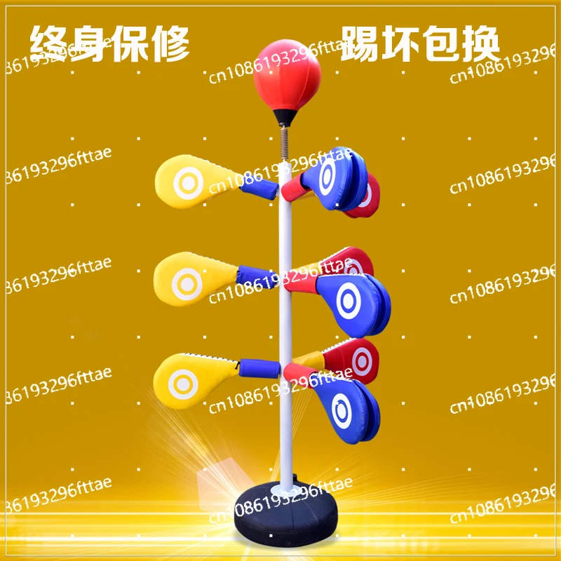 Taekwondo Multi-functional Foot Target Training Target, Children's Household Vertical Tumbler