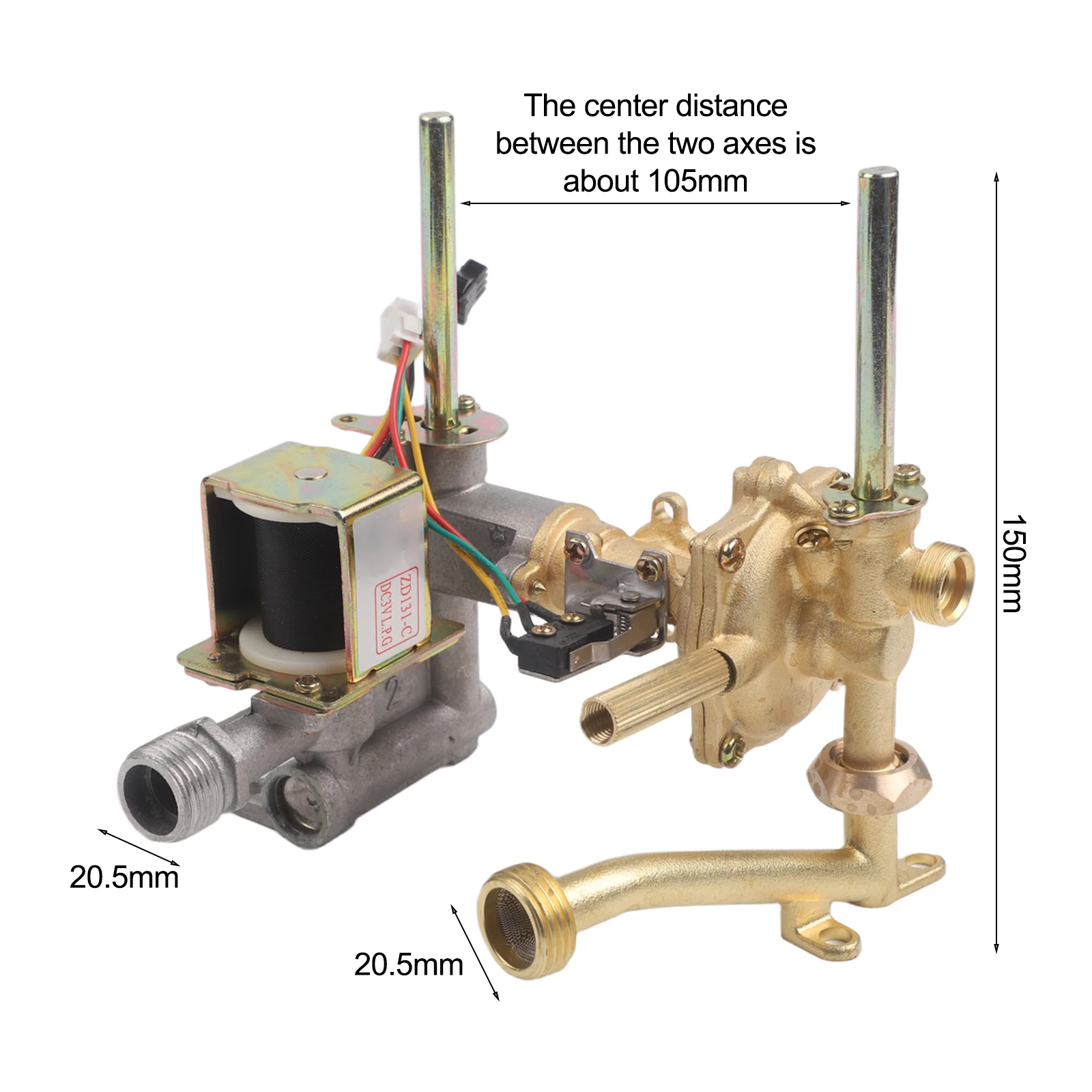 150MM Valve 150MM Copper Water Valve Copper Easy Installation Reliable Performance Home Repair 150MM Valve 150MM