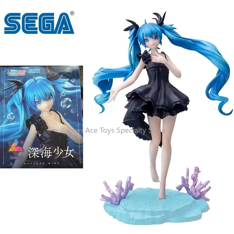 

SEGA Virtual Singer Anime Figure Luminasta Miku Deep Sea Girl Action Figure Trendy Toys for Kids Holiday Gift Collectible Model