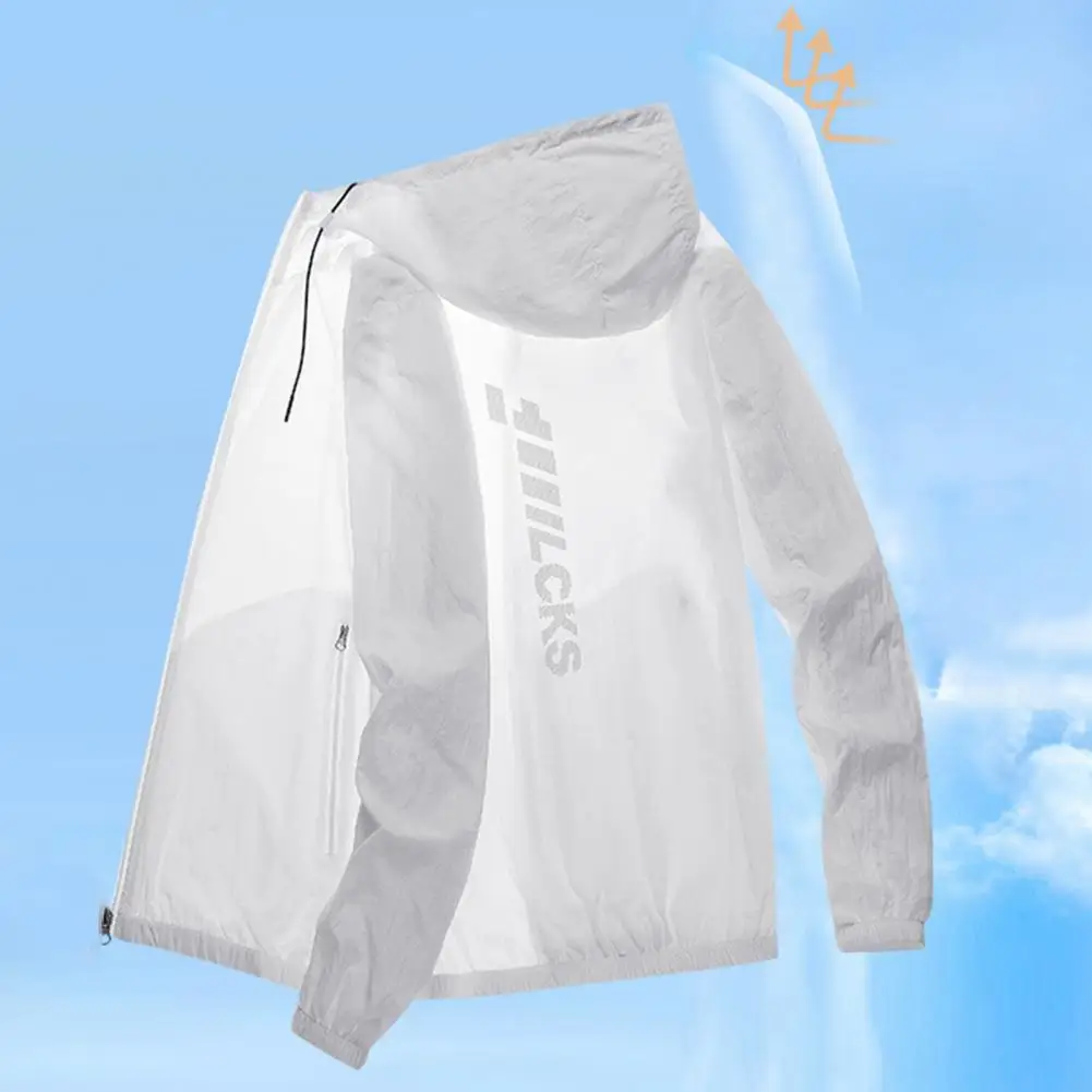 Trendy Ultra-light Pockets Anti-wrinkle Sun Protection Coat Fishing Hunting Clothes Windbreaker Jacket Sunscreen