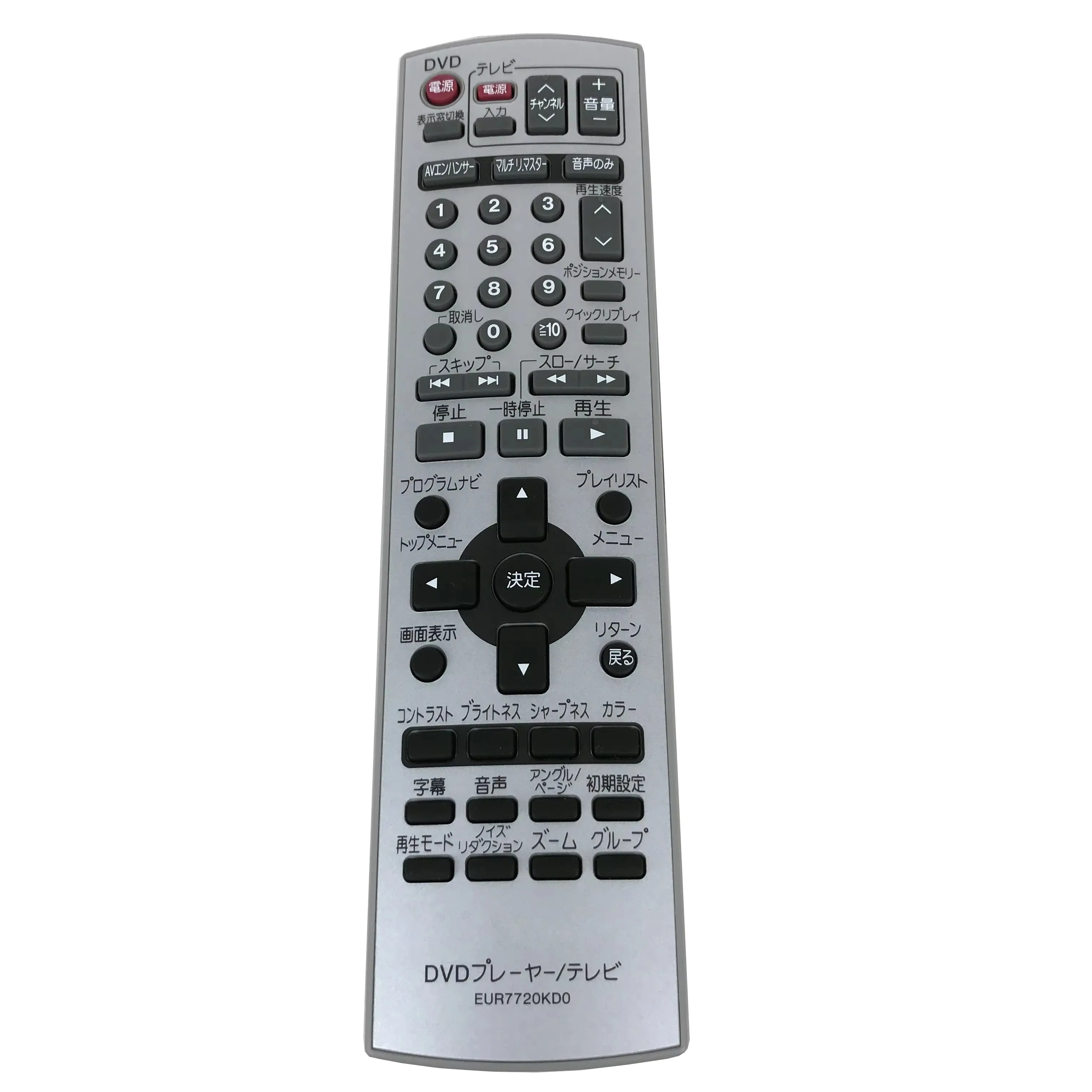 Remote Control use for Panasonic DVD EUR7720KD0 DVD-S97 DVD-S27 dvd-s50 DVDS97 Japanese