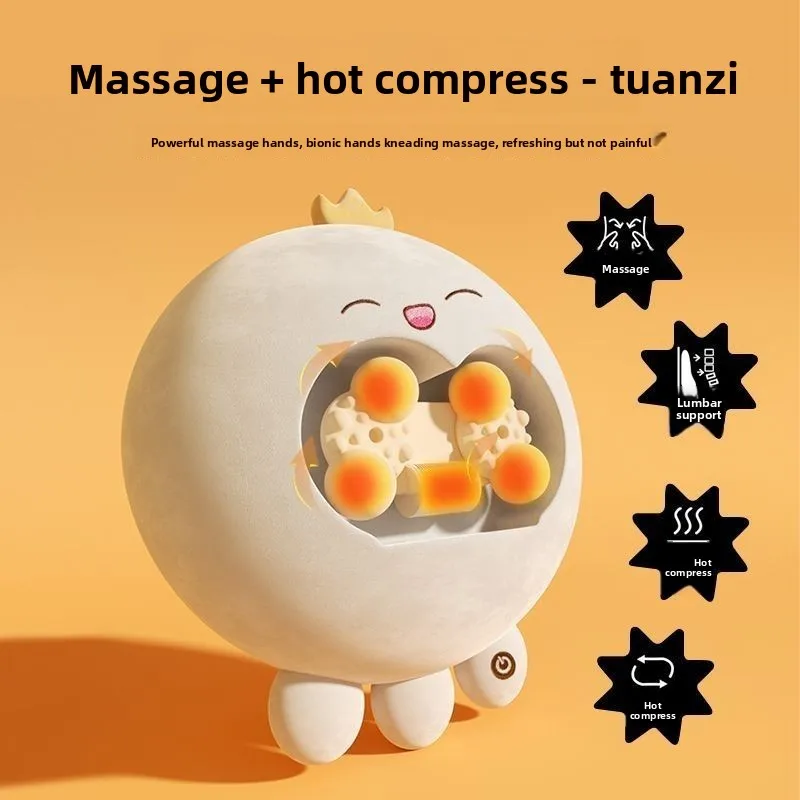 

Практичная массажная подушка с постоянной температурой, горячий компресс для клецок, имитирующий разминающий массаж