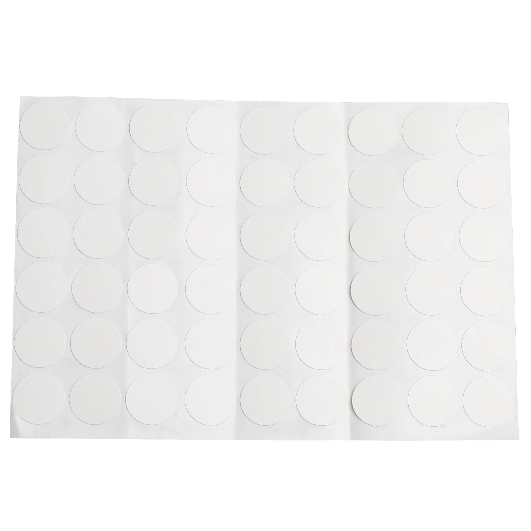 Cubiertas de tornillos autoadhesivas para armario, pegatinas para tapas, 54 en 1, color blanco