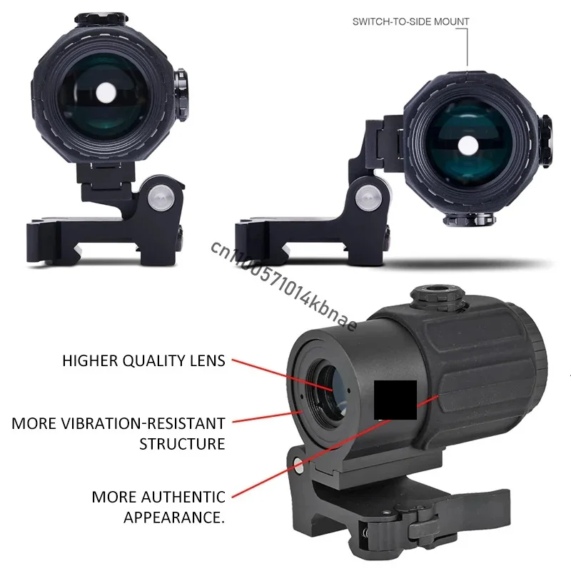 المكبر G45/G43/G33 3X/5X بندقية المدمجة نطاق البصر البصري ل 20 مللي متر Pictinny السكك الحديدية STS.QD جبل الصيد الادسنس AR15 والعتاد