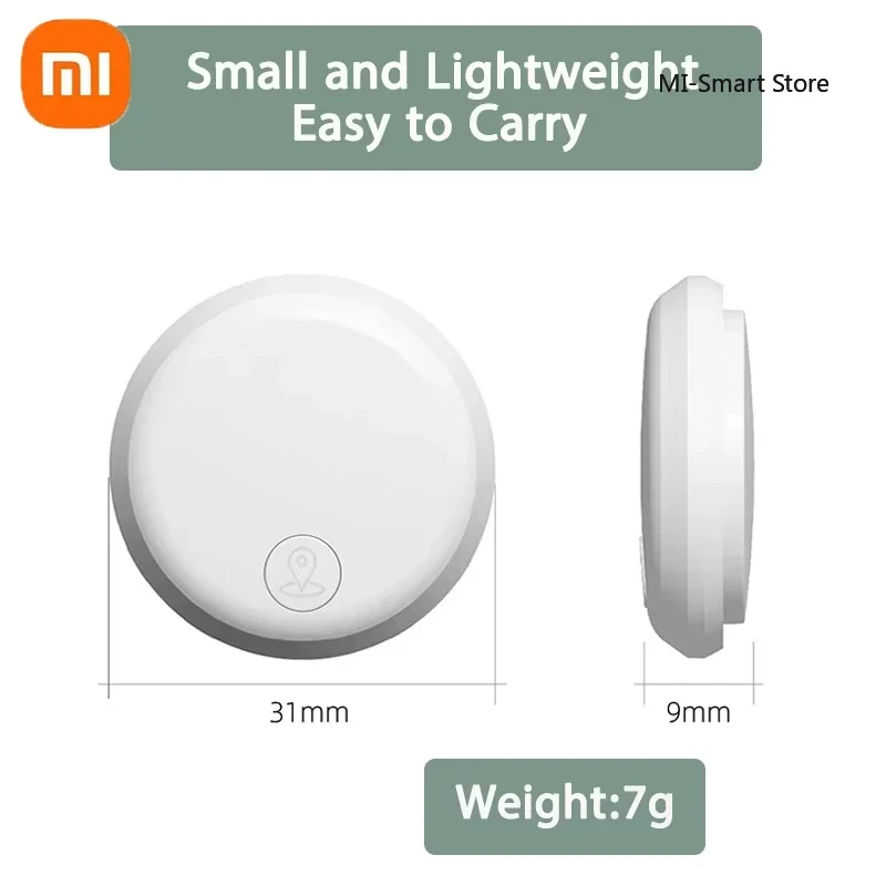 XIAOMI Mini GPS Tracker Device Smart Anti-Lost Reminder for Pets Kids Bag Wallet 5G Bluetooth Portable Finder Tracking Locator