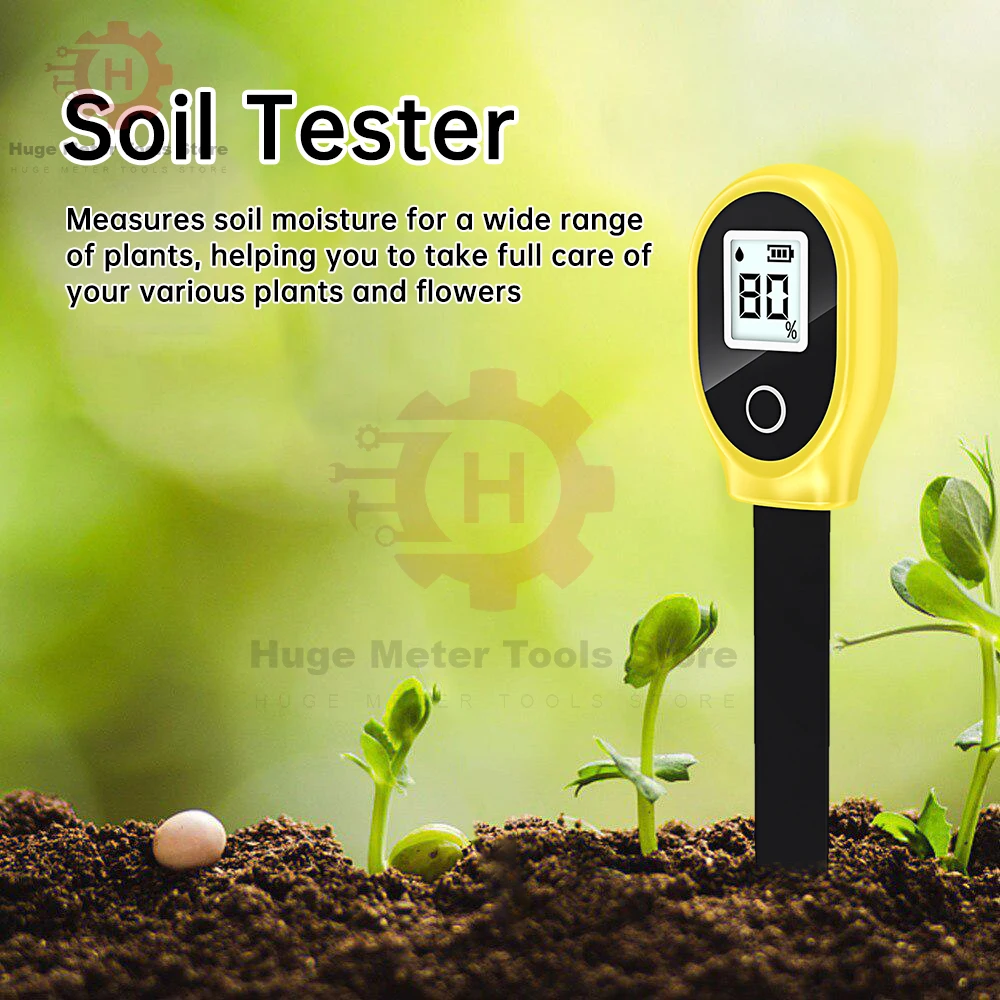 SGS10 Soil PH Meter Sunlight PH Tester Garden Flowers Soil Moisture Sensor Meter Plants Acidity Humidity PH Monitor Detector