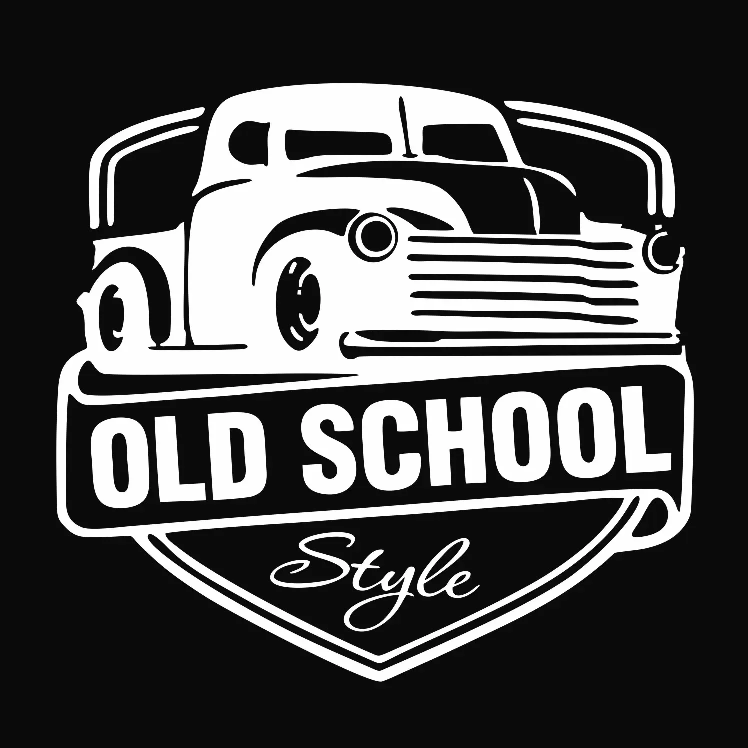 New Design Old School Style Scratch Trim Vinyl Car Decal Decal Creative Cartoon Pattern Black/silver, 15cm