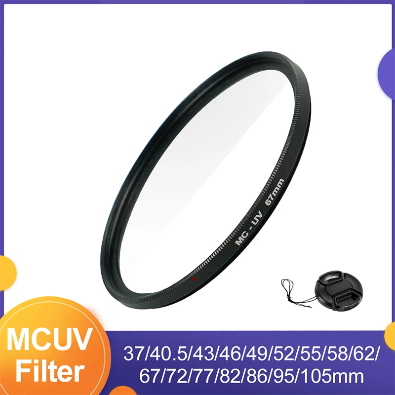 Zhongyi Selected MC UV Filter Lens Protector 37mm 40.5mm 43mm 46mm 49mm 52mm 55mm 58mm 62mm 67mm 72mm 77mm 82mm 86mm UV Filter