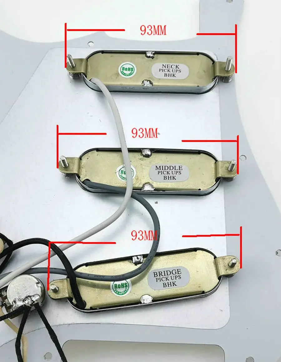 Prewired Pickguard Burns London Mini Tri-Sonics Brian May Loaded Guitar Instrument Accessories 1 set Welding Harness