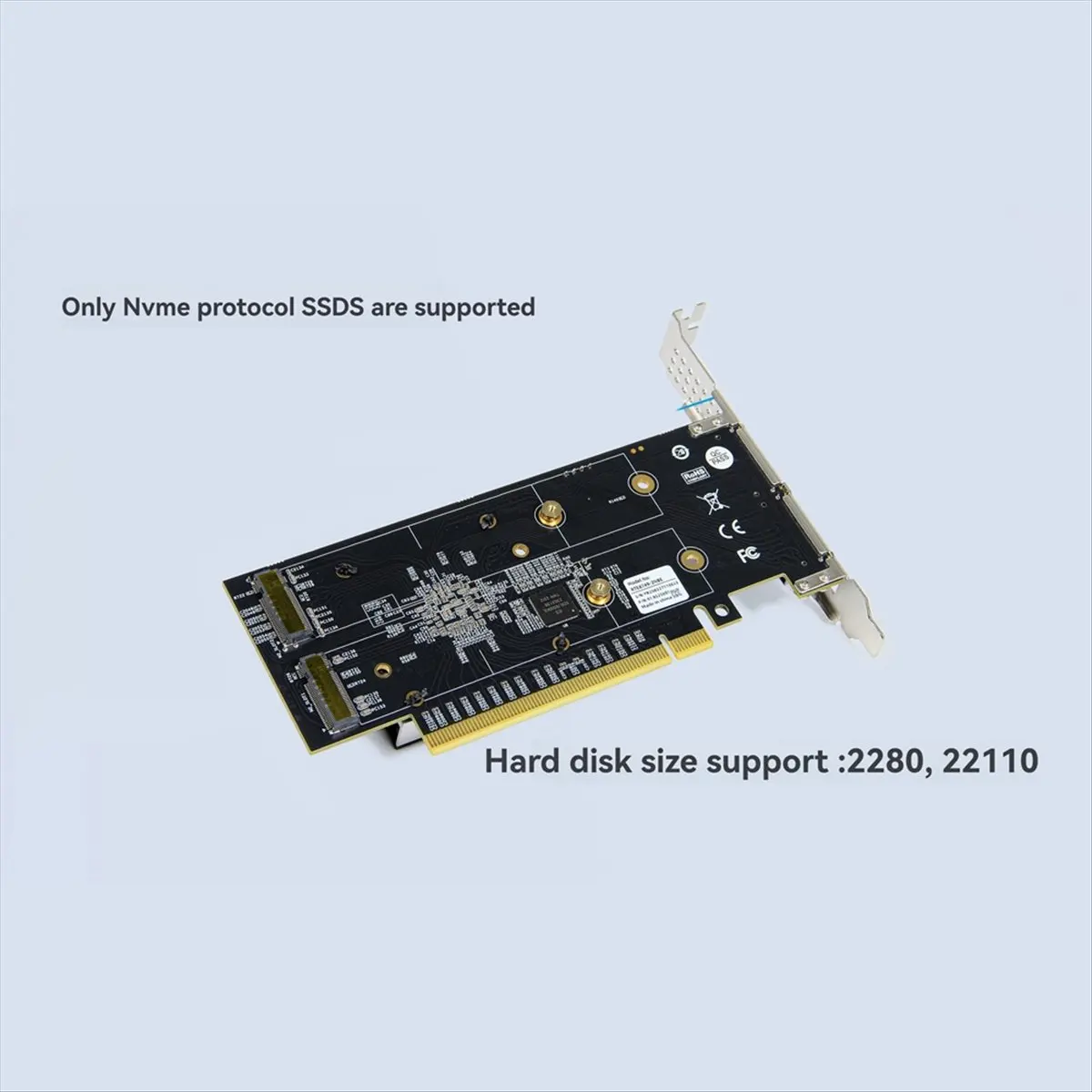 ~【A148Z】PCIe 3.0 X16 Expansion Card PLX8749 Split-Free M.2 NVME SSD Expansion Card Compatibility External Graphics Card