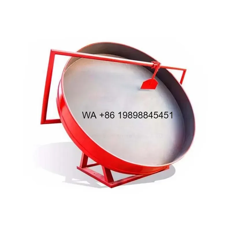 Wmwmnu 2-4T/H Bentonite Disc Granulator Cat for Making Organic Fertilizer Granules Disc Pan Granulator