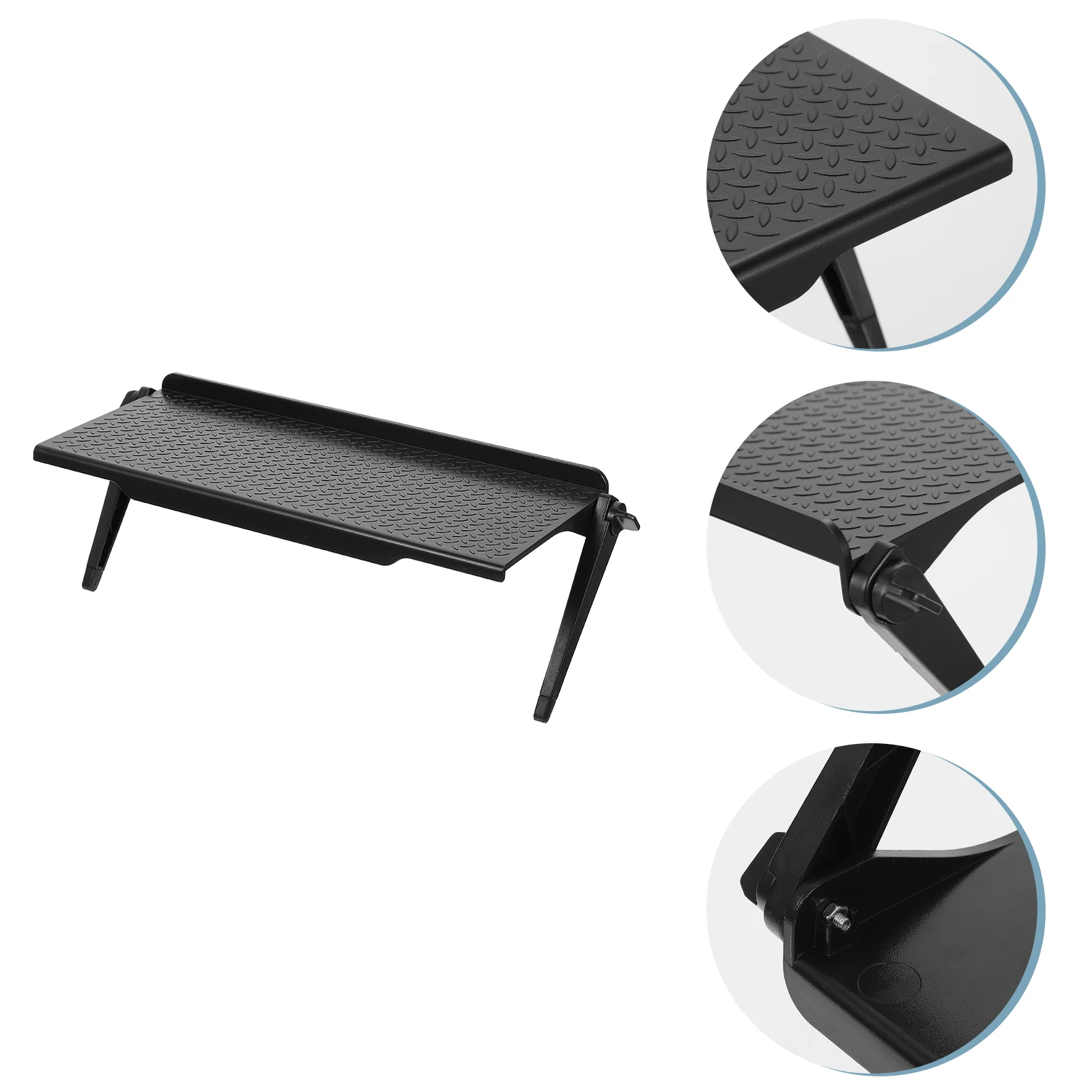 

Monitor Shelf Adjustable Computer Screen Storage Rack For Router Platform Punch Free Installation No Tools Needed