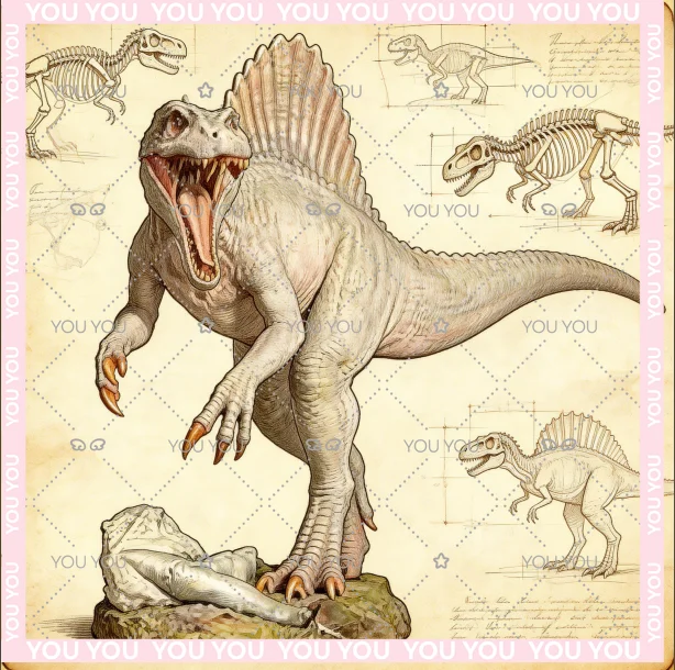 

Коллекционная подвижная фигурка динозавра Spinosaurus (версия из фильма) Nanmu Studio Jurassic Dinosaur 172220, лимитированная серия, масштаб 1/35, для детей