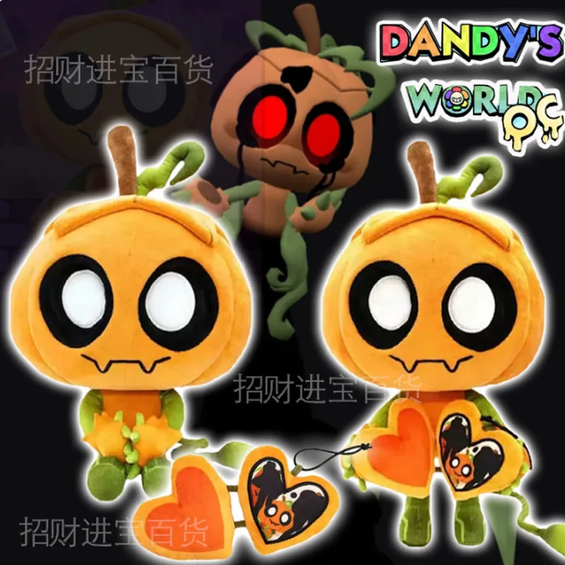 2025 Dandys World Plush Gourdy Plush New Arrival Dandy'S World Gourdy Halloween Plush Toy Pumpkin Figurine Holiday Gift Soft Toy