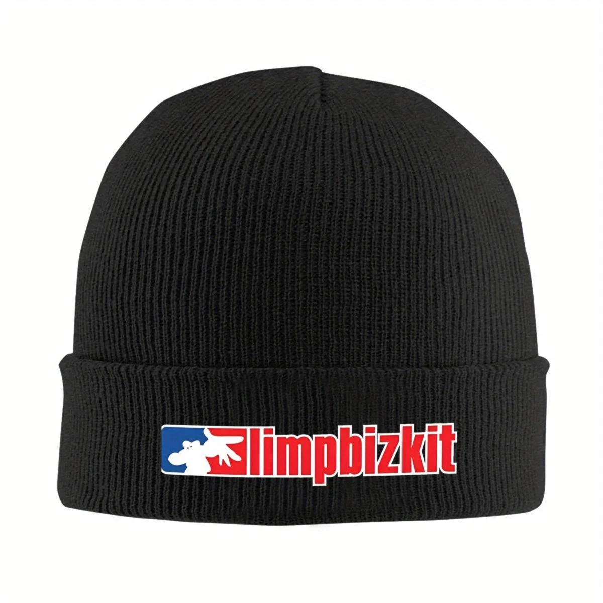 Limp Bizkit Logo Gorro De Punto Gorros Otoño Invierno Gorro Cálido Unisex Moda Gorra Hombres Mujeres