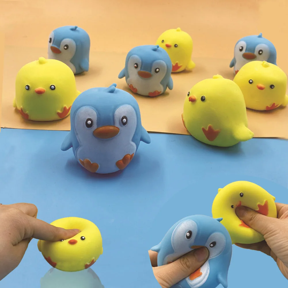 Miękka zabawka antystresowa w kształcie pingwina dla dzieci i dorosłych