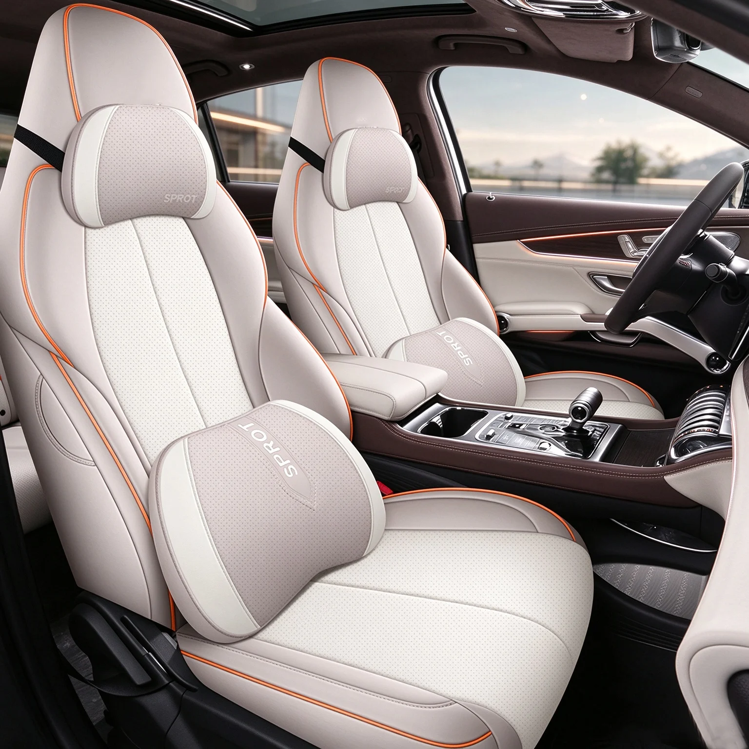 Car Specific Seat Covers For BYD ATTO 3 Yuan PLUS 2022-2024 Seat Cushion Full Covered Front and Rear Car Seat Protection Cover