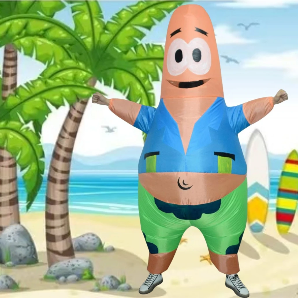 

Patrick Star Inflatable Suit Adult cosplay Patrick Star SpongeBob SquarePants Inflatable Suit Halloween Carnival Party costumes