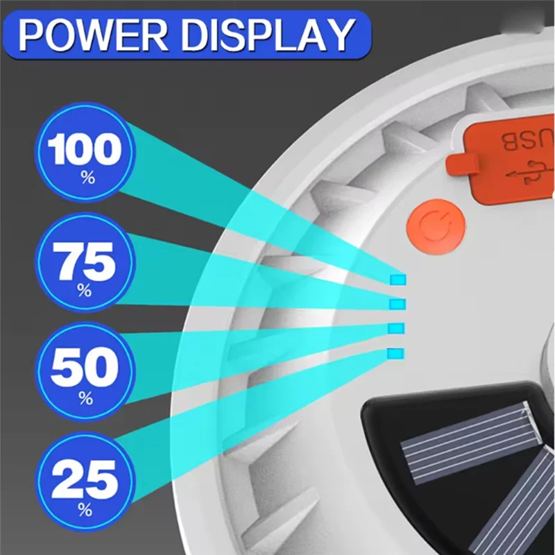 A38Q-Rechargeable 300W Solar Charge LED Bulb Lamp Remote Control Portable Emergency Lantern Night Market Light