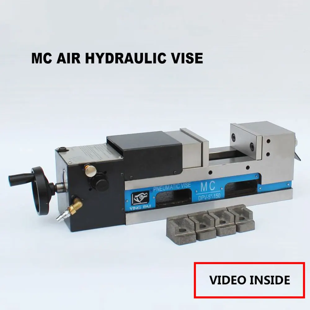 Universal Pneumatic Vise 6 Inch CNC Computer Pneumatic Clamp 90° Right Angle Vise Milling Machine High Precision Vise