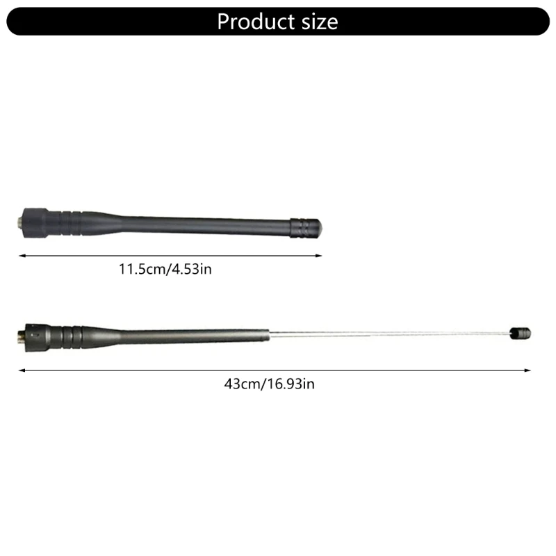 Antenas radiotelescópicas retráctiles 400-470MHz para mayoría los modelos walkies talkies