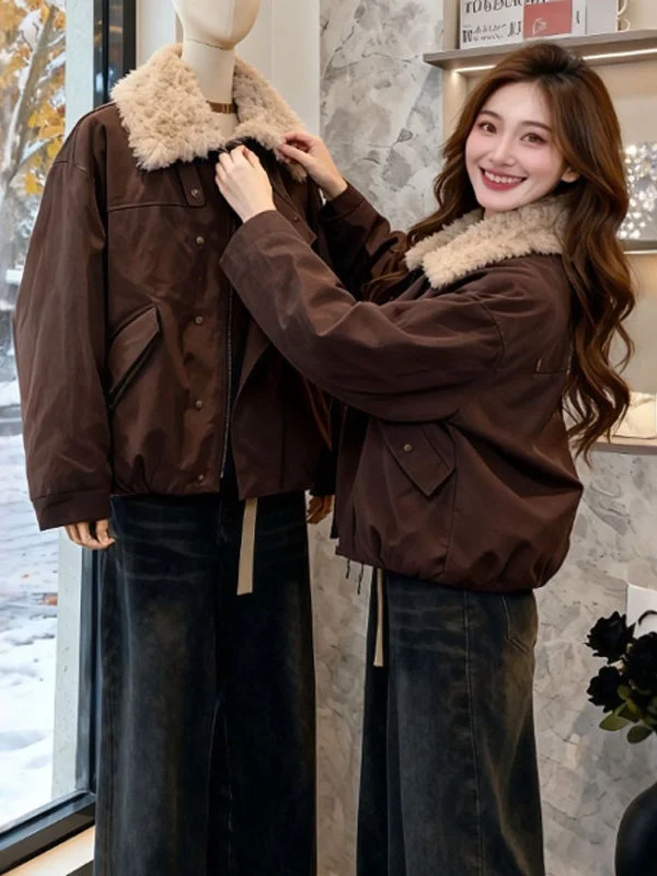 

Ретро-пальто Sli: очень стильное, свободное, хлопковое, модная зимняя верхняя одежда для невысоких людей