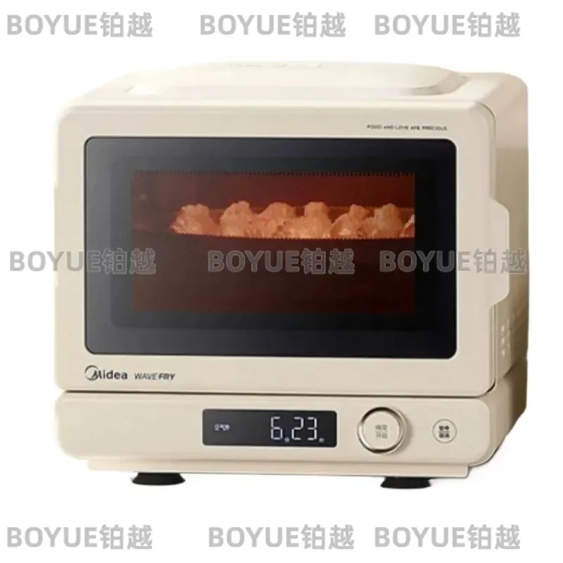 Midea Compact 3 in 1 Microwave Air Fryer Oven Electric Countertop Multi Cooker for Baking Roasting Small Kitchen Appliance