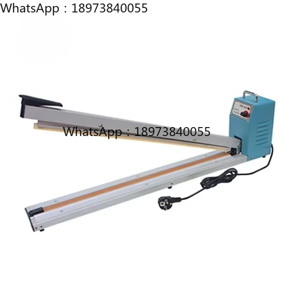 PS-1000(1000mm) Manual Impulse Heat Sealer for Sealing Plastic Film on Beverage and Commodity Cartons