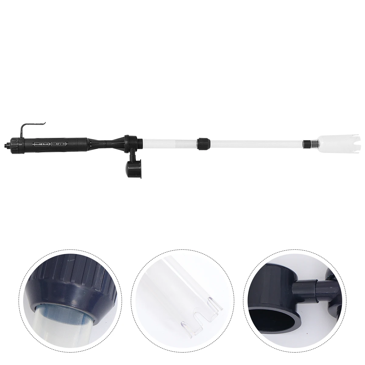 

Aquarium Syphon Fish Tank Vacuum Gravel Cleaner Operated Filter Cleaner Water Change Tool Two Suction Sizes Hose