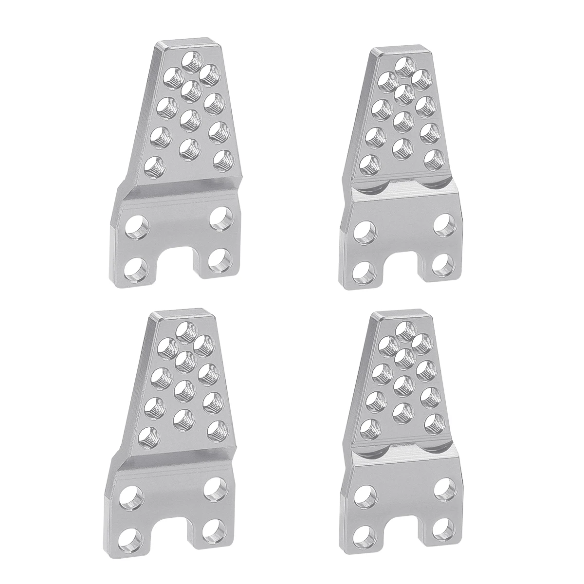 4Pcs Aluminum Alloy Adjustable Shock Tower Hoops Lift Mount Bracket for Axial SCX10 RC4WD D90 1/10 RC Crawler Car Upgrade Parts