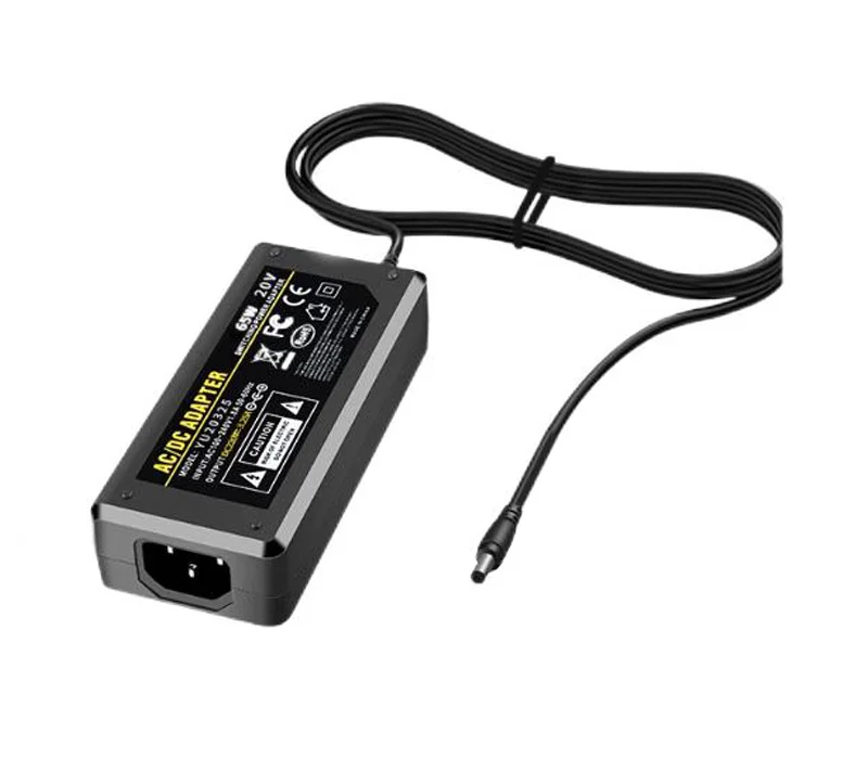 

Power Adapter 20V 3.25A, Barrel 5.5/2.5mm, IEC C14, YU20325