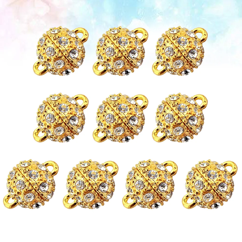 10 PCS Magnetic Beads DIY Bracelet Chain Clasps for Wrist Connect Buckle Jewelry Jewerly