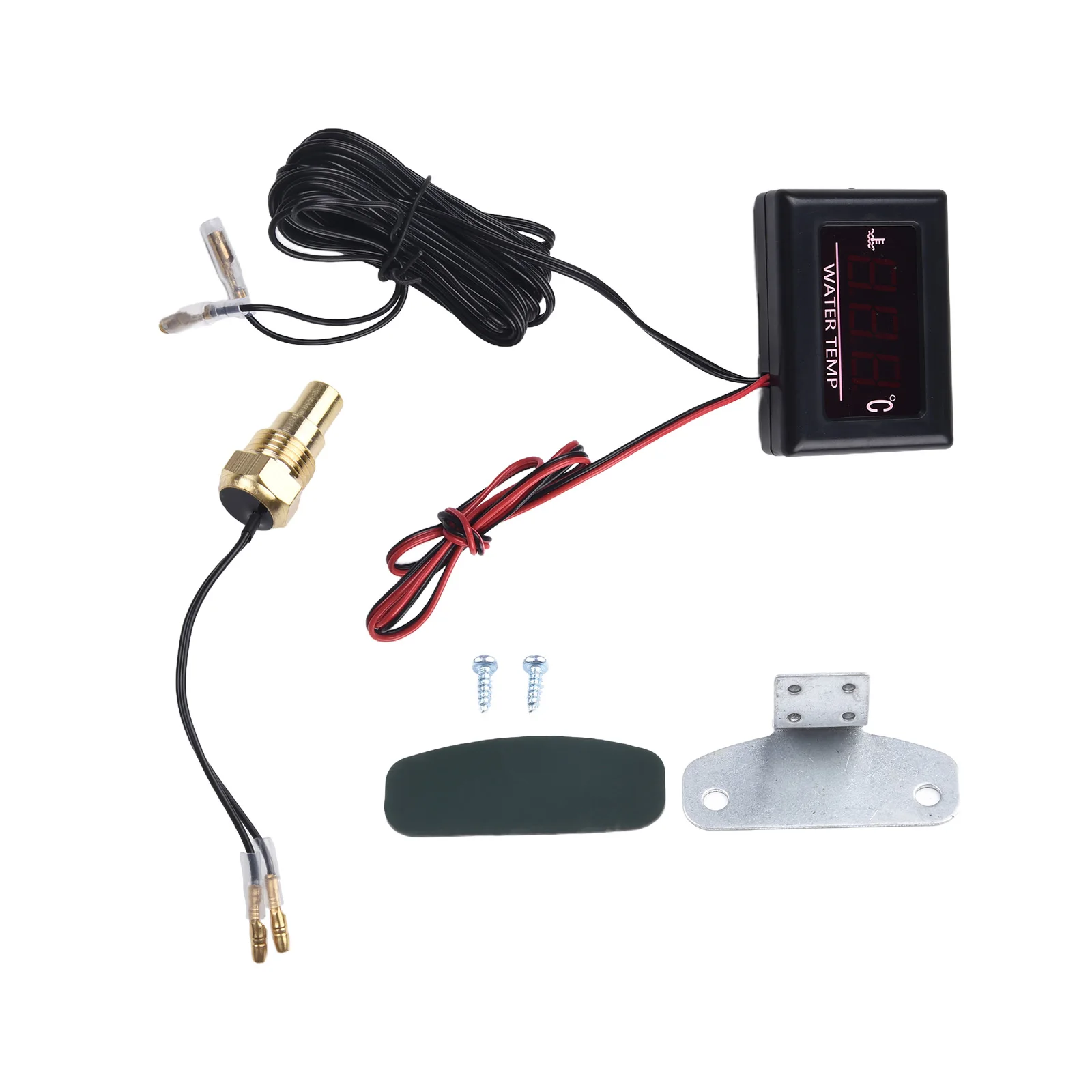 

Digital Water Temperature Monitoring Kit for Vehicle Engine Systems Featuring 16mm Thread Sensor and 0-120C Measurement Range