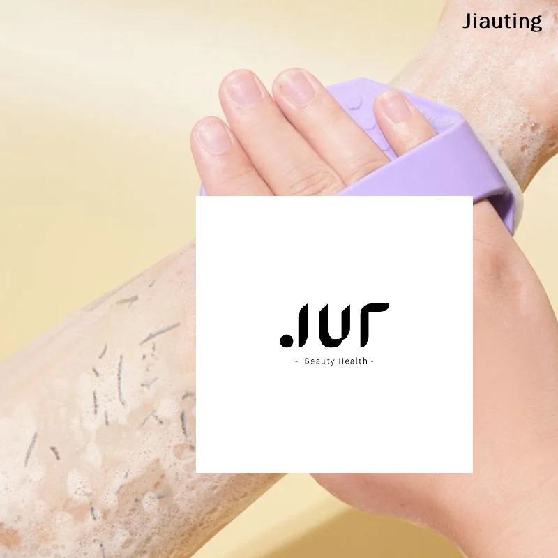 

Soft Silicone Exfoliating Brush Cleanser Manual Body Cleansing Scrubber Shower Gentle Massage Bath Brush Bathroom Accessorie