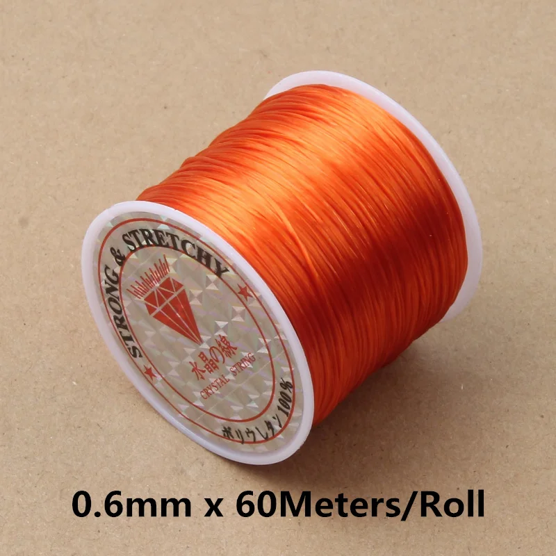 60M Strong Elastic Beading Cord for Jewellery Making