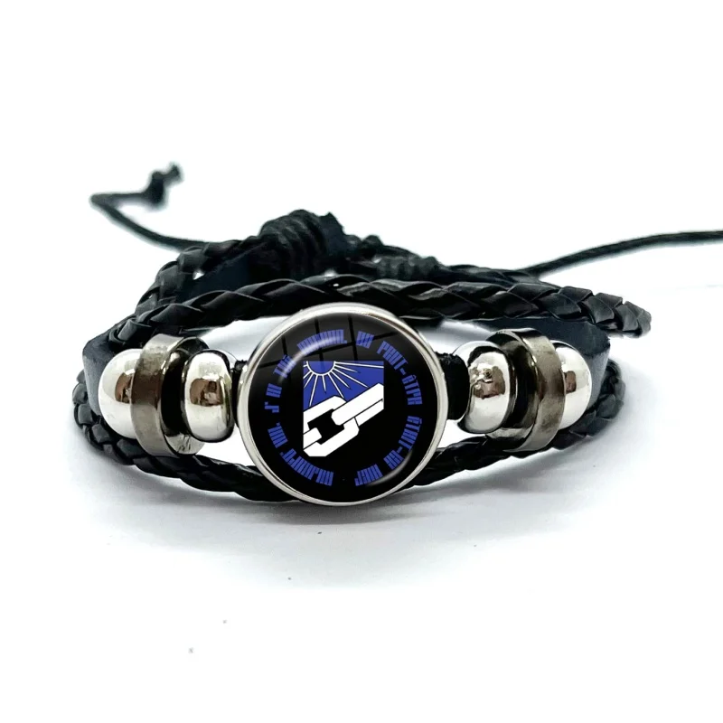 Game Limbus Company Lederarmbänder Anime Mehrschichtige geflochtene Armbänder Armreifen Handgefertigter Schmuck Geschenke – Detail 2