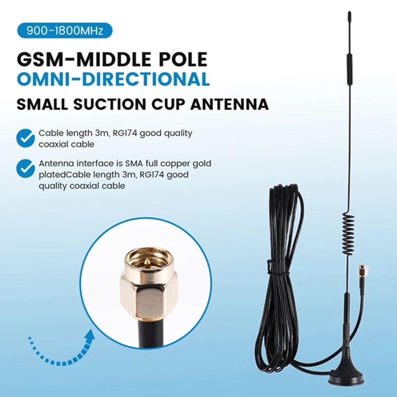 -1090Mhz-Antenna-ADS-B-Modem-Router-SMA-Male-MCX-Male-For-Flightaware