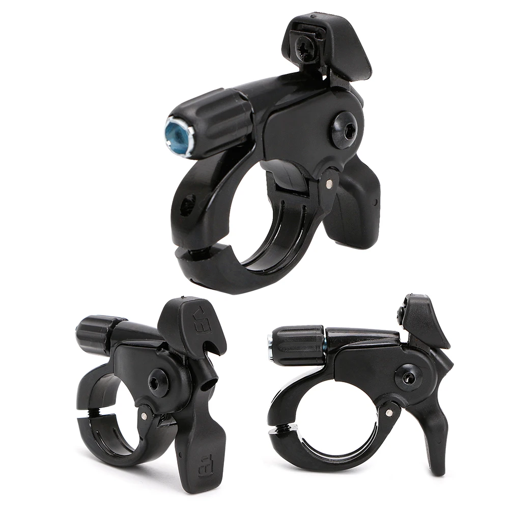 

1pc Mountain Bike Fork Lock Switch With Wire Controller Easy To Carry Simple Design Compatible For Mtb Bikes Black Color