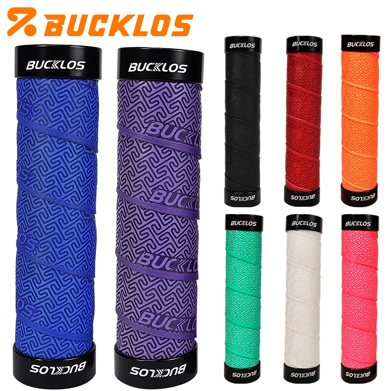 

BUCKLOS Bicycle Grip PU+EVA MTB Cuffs Comfortable Bike Handlebar Cover Non-slip Mountain Bike Handles Bar Cuff Cycling Parts