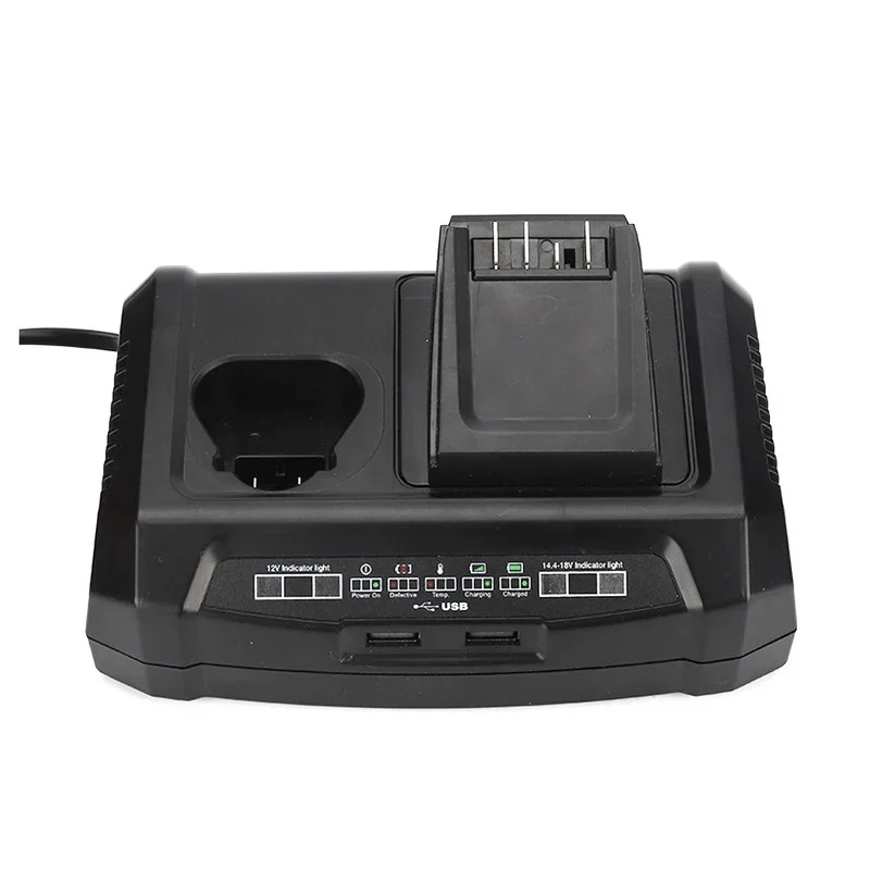 

Portable Fast Charging Station Dual-Port Charger Power Tool Battery Charger Compatible with For Bosch 10.8V–20V Li-ion Batteries
