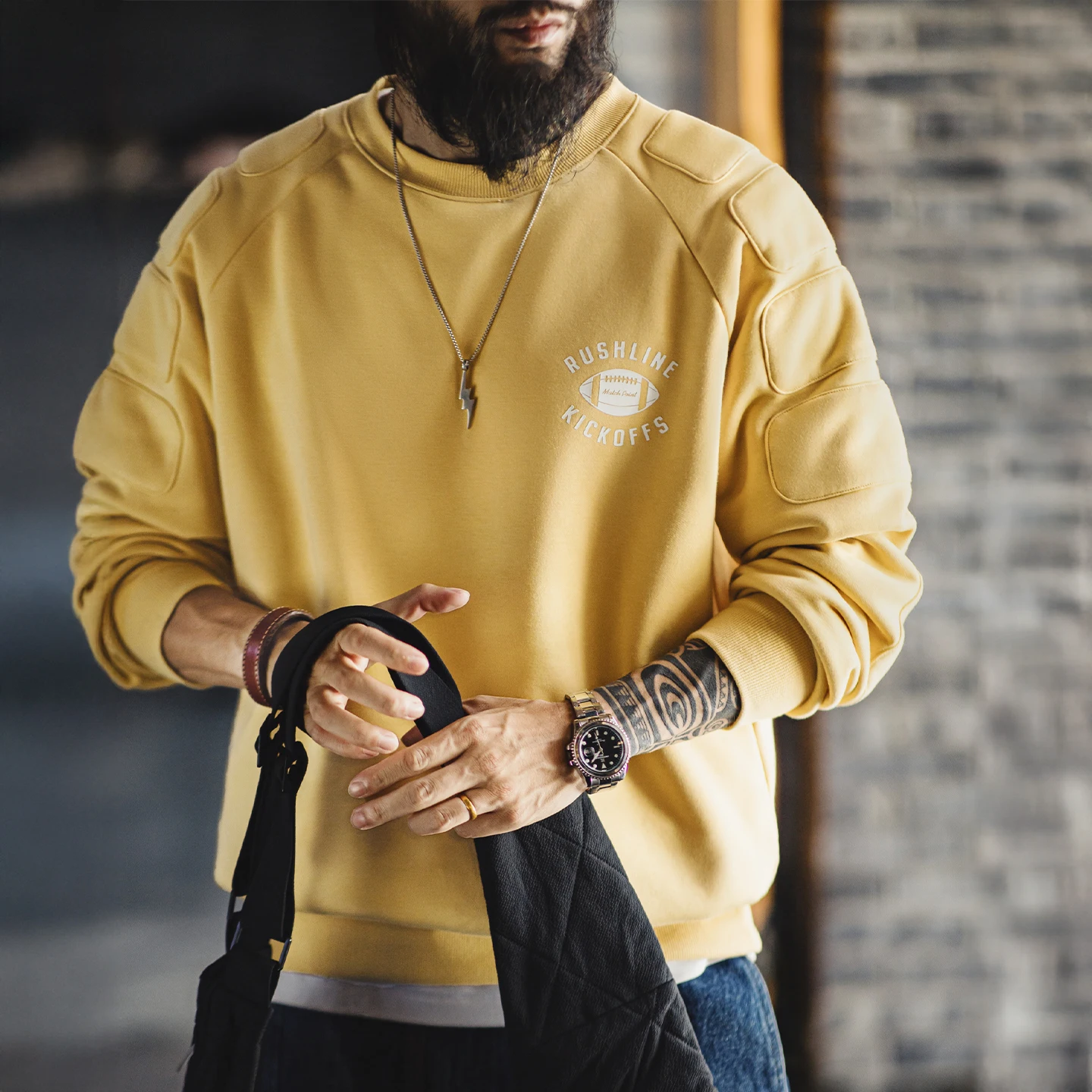 Thumbnail 2 - #3 Latest Mens Crew Neck Sweatshirts Offers