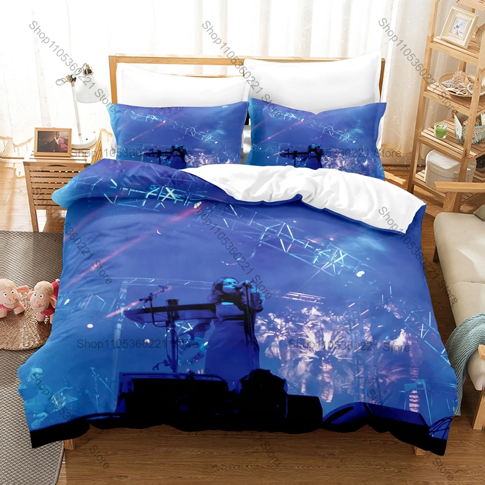 Cool Mazzy Star Duvet Cover + 2 Pillowcases Among My Swan White Swan Graphic 3Pcs Zipper Quilt Cover For 90s Alternative Rock