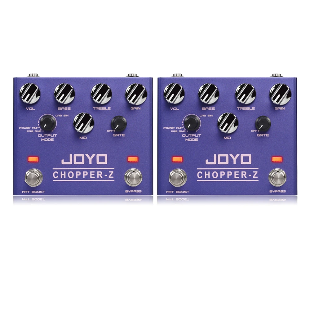 

2Pcs JOYO R-18 CHOPPER-Z Guitar Distortion Effect Pedal Modern Metal Sound Noise Gate High Gain Amplifier Simulation Pedal