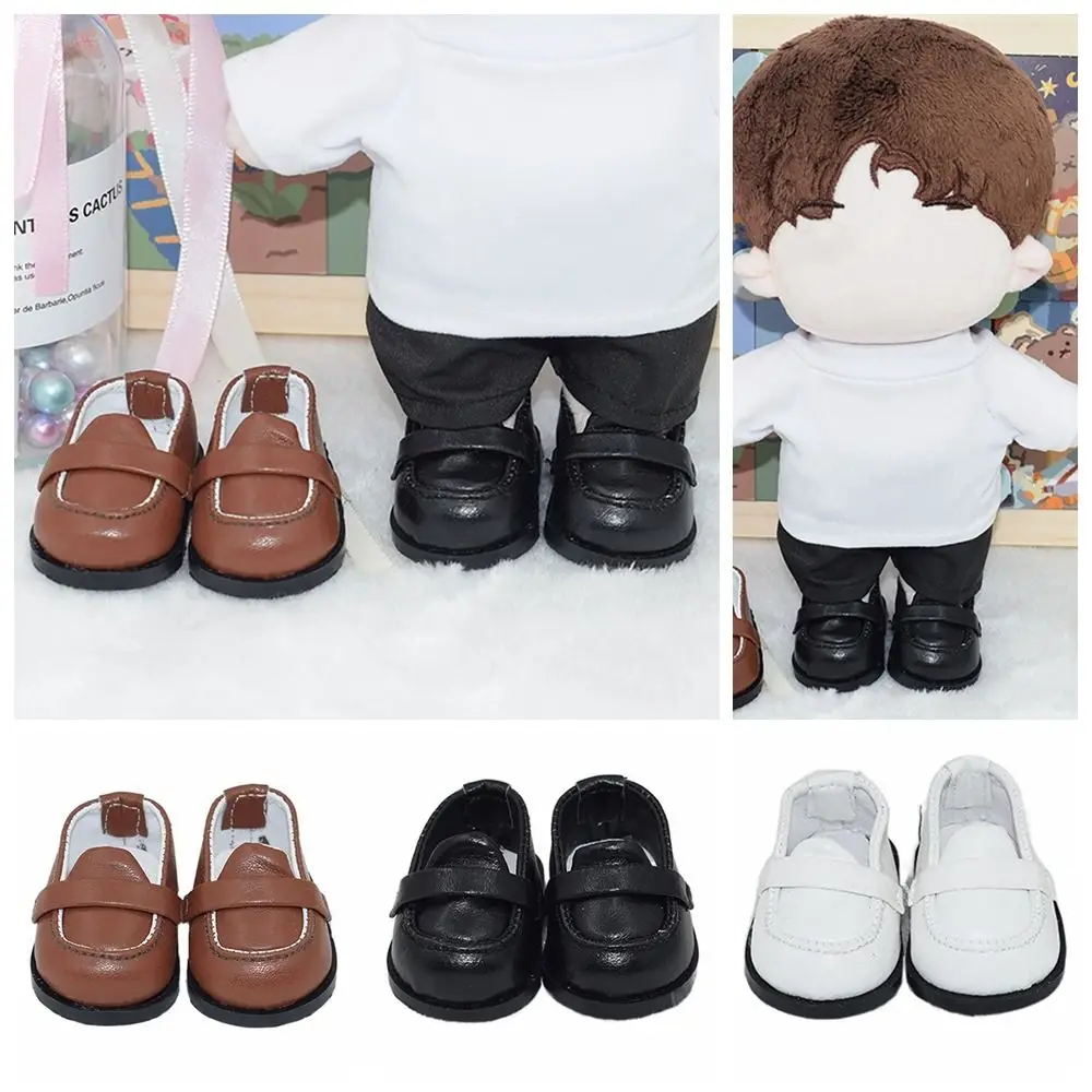 Toys Accessories Doll Shoes Gift 10/20CM Playing House Academic Style Changing Dressing Game Photo Props PU Leather