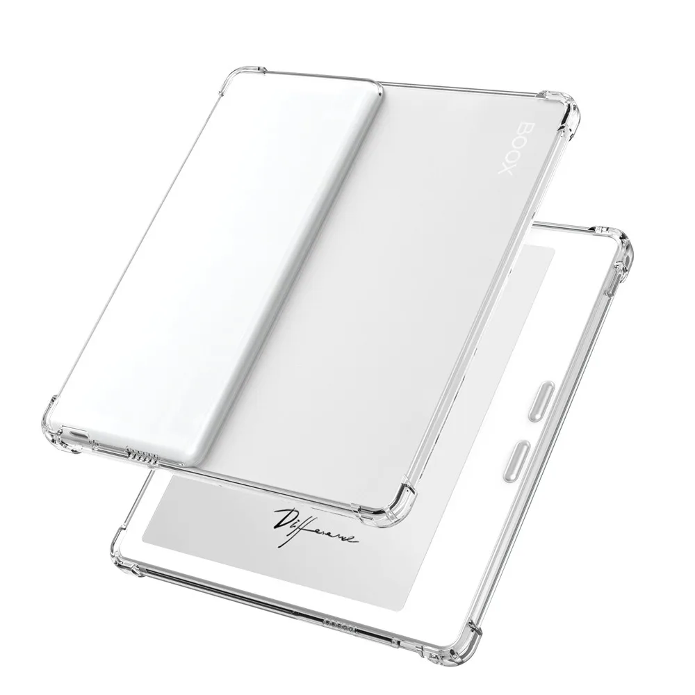 Cocok untuk Onyx Boox Leaf5 Leaf 5 5C tahun 2025, pelindung dengan empat airbag di sudut, bahan TPU transparan dan lembut.