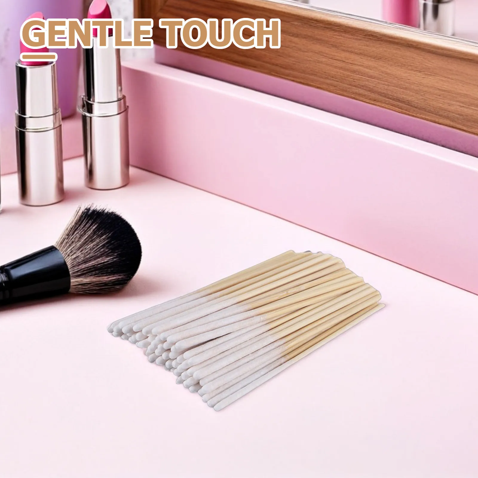 360Pcs Bamboo Cotton Swabs Long Precision Salon Makeup Remover Cotton Applicator Swabs for Makeup Cleaning