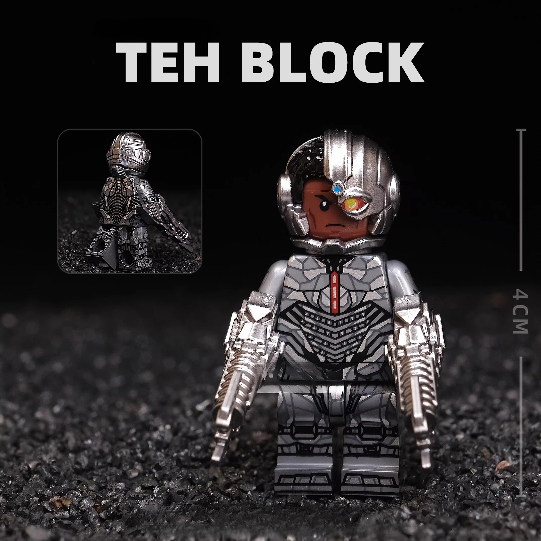 Figurine de film neuve de 4 cm, The Flash, modèle en plastique périmétrique, blocs de construction à assembler, décoration de bureau, ornements, cadeau de Nouvel An, jouet