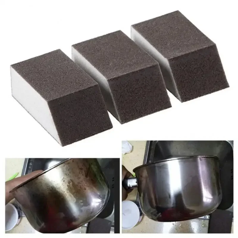 3/5PCS Sponge Eraser Sponge Brush Cleaning and Descaling Wiping and Removing Rust Kitchen Tools Kitchen Accessories