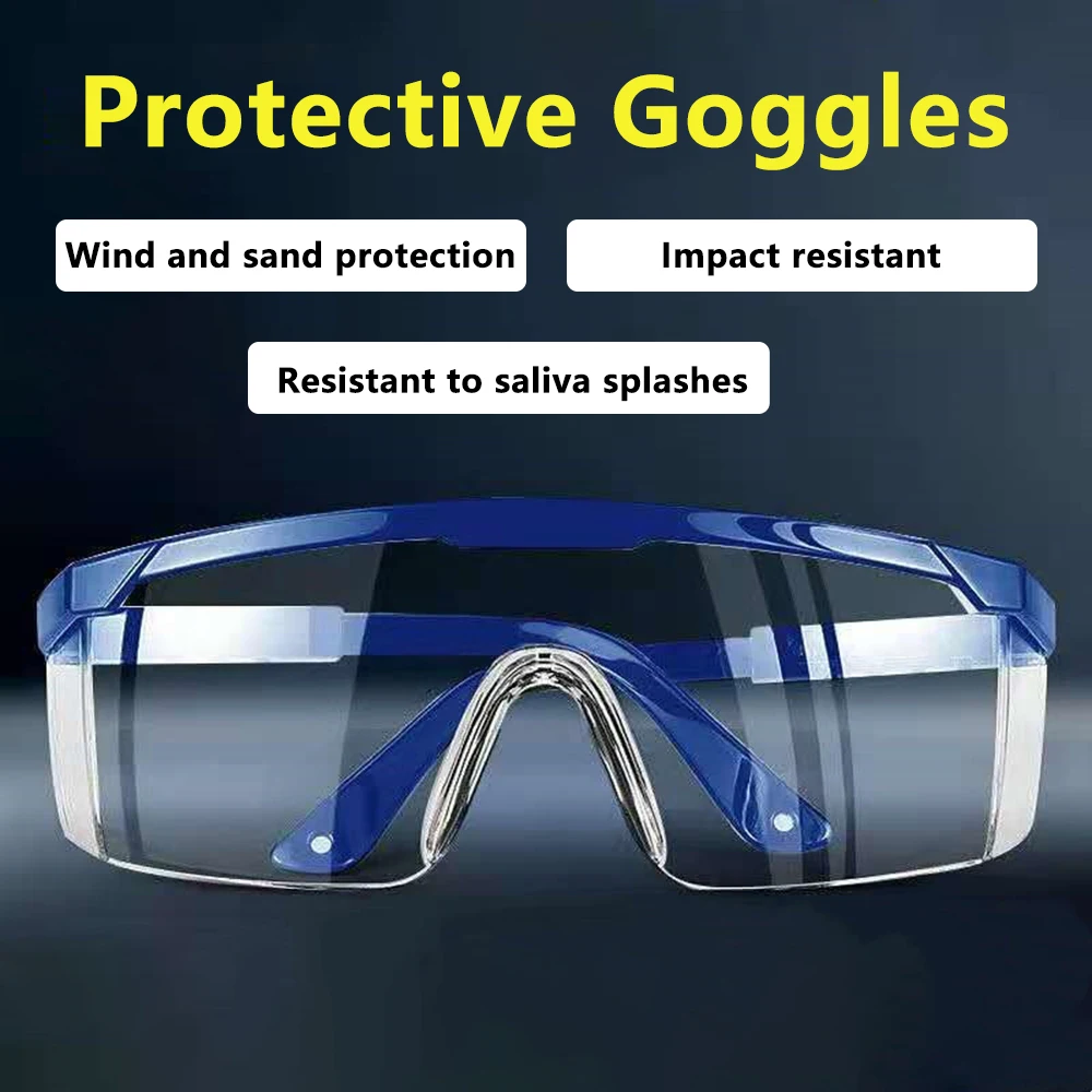 Anti-Splash Eye Protection Work Safety Goggles Optical Lens Frame Cycling Glasses Goggles Windproof Dustproof Protective Glasses